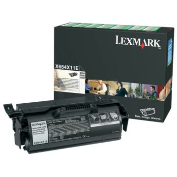 X654X11ELexmark - noir - toner de marque