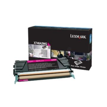X746A3MGLexmark - magenta - toner de marque
