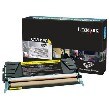 X748H1YGLexmark - jaune - toner de marque