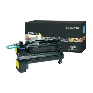 X792X2YGLexmark - jaune - toner de marque
