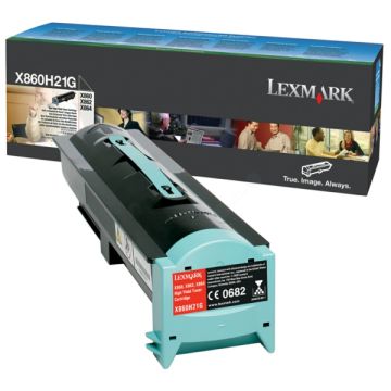 X860H21GLexmark - noir - toner de marque