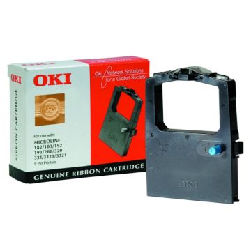 09002303OKI - noir - ruban de marque