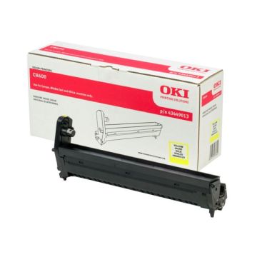 43449013OKI - jaune - tambour de marque