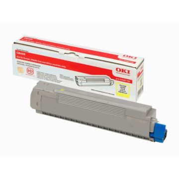 43487709OKI - jaune - toner de marque
