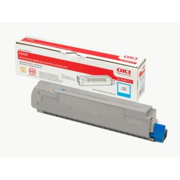 43487711OKI - cyan - toner de marque