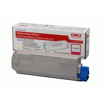 43865722OKI - magenta - toner de marque