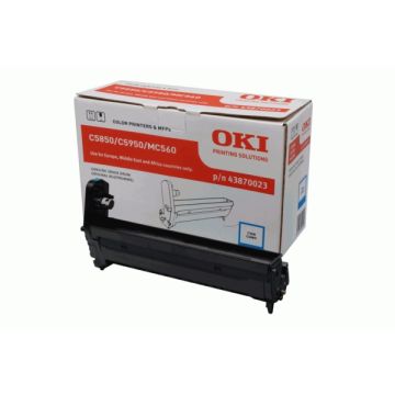 43870023OKI - cyan - tambour de marque