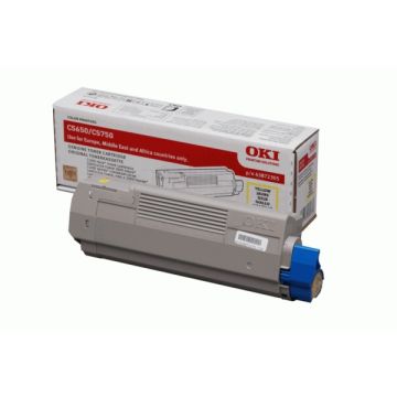 43872305OKI - jaune - toner de marque