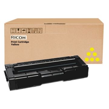 406351 / SPC 310 HE Ricoh - jaune - toner de marque