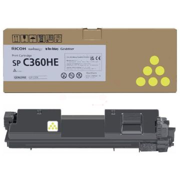 408187 / SPC360HE Ricoh - jaune - toner de marque