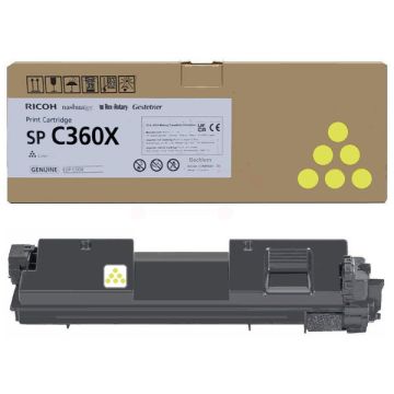 408253 / SPC360X Ricoh - jaune - toner de marque