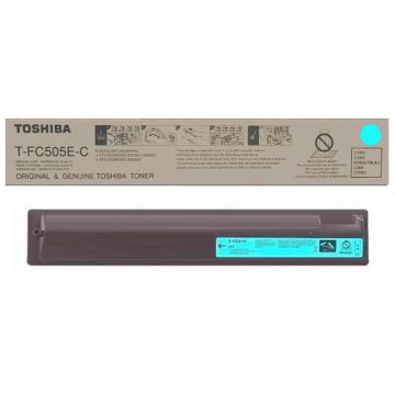 6AJ00000135 / T-FC 505 E-C Toshiba - cyan - toner de marque