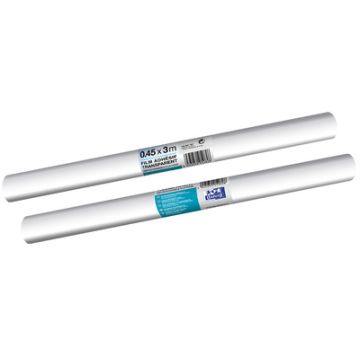 Oxford Rouleau couvre-livres adhésif, 450 mm x 1 m, incolore
