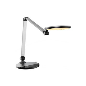 PAPERFLOW Lampe de table à LED CHUCK, socle, argent PAPERFLOW Lampe de table à LED CHUCK, socle, argent