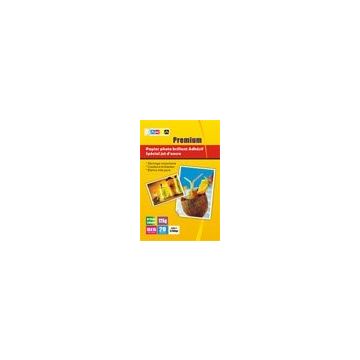 Papiers photo brillant ADHESIF - A6 -  20 feuilles - 120g