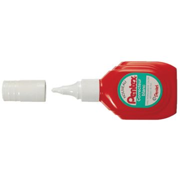 Pentel Flacon correcteur ZLC1W, blanc, contenu: 18 ml