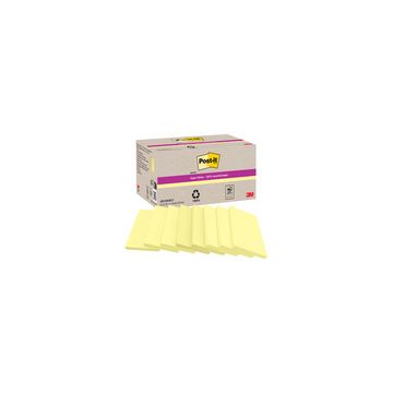 Post-it Bloc-notes super sticky Recycling Notes, jaune