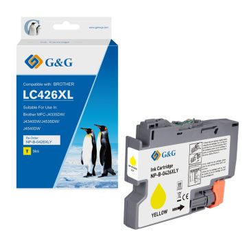 LC426XLY Brother - jaune - cartouche compatible qualité premium