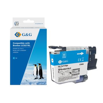 LC527XLC Brother - cyan - cartouche compatible qualité premium