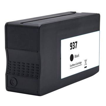 4S6W5NE / 937 HP - noire - cartouche compatible qualité premium