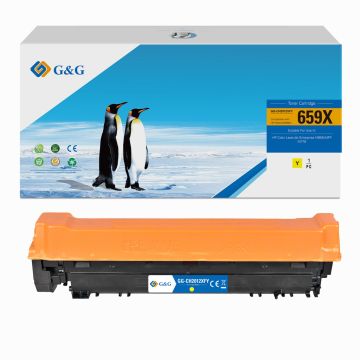W2012X / 659X HP - jaune - toner compatible qualité premium