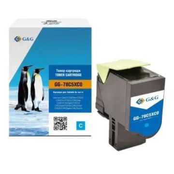 78C2XC0 Lexmark - cyan - toner compatible qualité premium