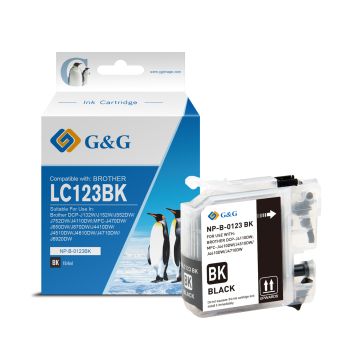 LC123BK Brother - noire - cartouche compatible qualité premium