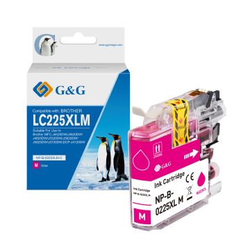 LC225XLM Brother - magenta - cartouche compatible qualité premium