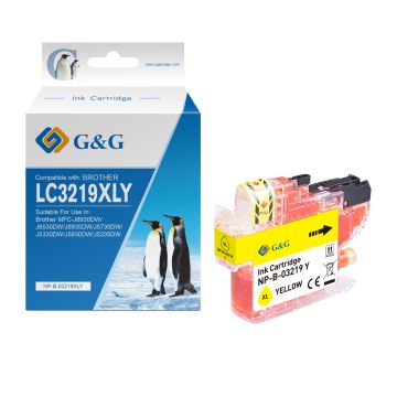 LC3219XLY Brother - jaune - cartouche compatible qualité premium