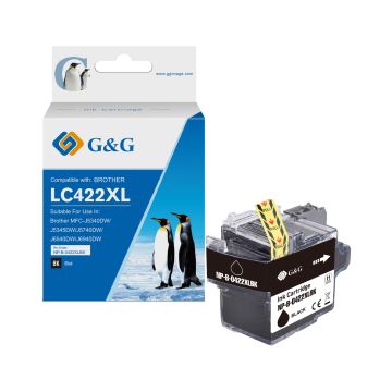 LC422XLBK Brother - noire - cartouche compatible qualité premium