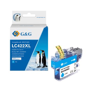 LC422XLC Brother - cyan - cartouche compatible qualité premium
