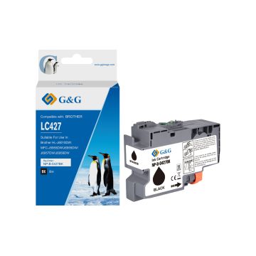 LC427XLBK Brother - noire - cartouche compatible qualité premium