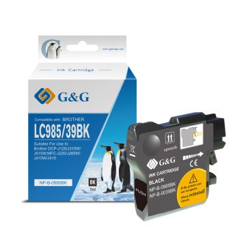 LC985BK Brother - noire - cartouche compatible qualité premium
