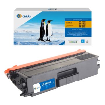 TN325C Brother - cyan - toner compatible qualité premium