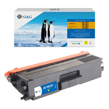 TN325Y Brother - jaune - toner compatible qualité premium