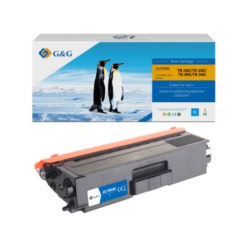 TN326C Brother - cyan - toner compatible qualité premium