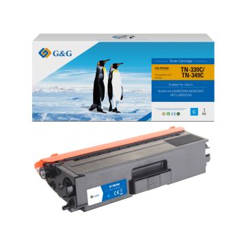 TN329C Brother - cyan - toner compatible qualité premium