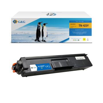 TN423Y Brother - jaune - toner compatible qualité premium