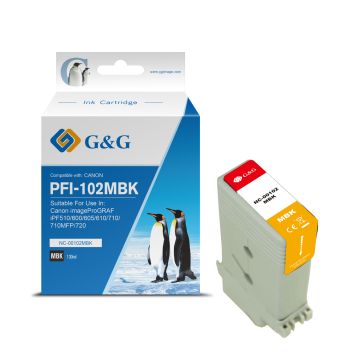 0894B001 / PFI-102 MBK Canon - noire - cartouche compatible qualité premium