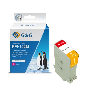 0897B001 / PFI-102 M Canon - magenta - cartouche compatible qualité premium