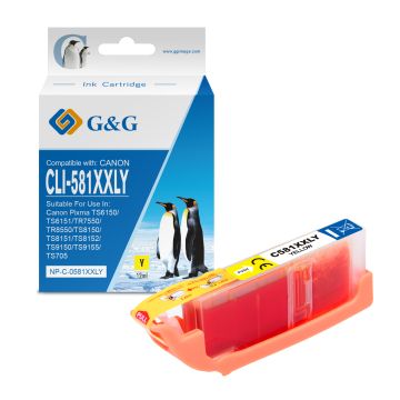 1997C001 / CLI-581 YXXL Canon - jaune - cartouche compatible qualité premium