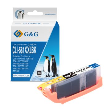 1998C001 / CLI-581 BKXXL Canon - noire - cartouche compatible qualité premium