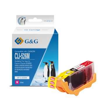 4542B001 / CLI-526 M Canon - magenta - cartouche compatible qualité premium