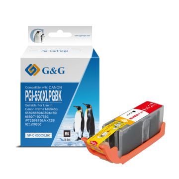 6431B001 / PGI-550 PGBKXL Canon - noire - cartouche compatible qualité premium