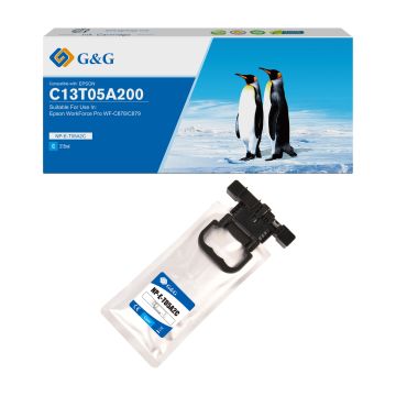 C13T05A200 / T05A2 Epson - cyan - cartouche compatible qualité premium