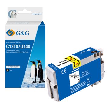 C13T07U140 / 407 Epson - noire - cartouche compatible qualité premium