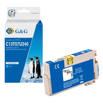C13T07U240 / 407 Epson - cyan - cartouche compatible qualité premium