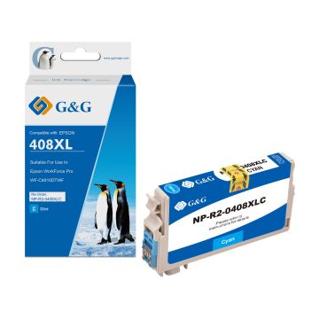 C13T09K24010 / 408L Epson - cyan - cartouche compatible qualité premium