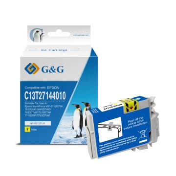 C13T27144010 / 27XL Epson - jaune - cartouche compatible qualité premium