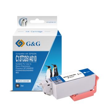 C13T33514010 / 33XL Epson - noire - cartouche compatible qualité premium